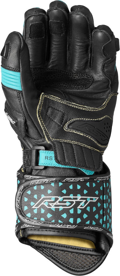 RST TracTech Evo 4 Guanti da moto da donna nero/turchese S Figura 2
