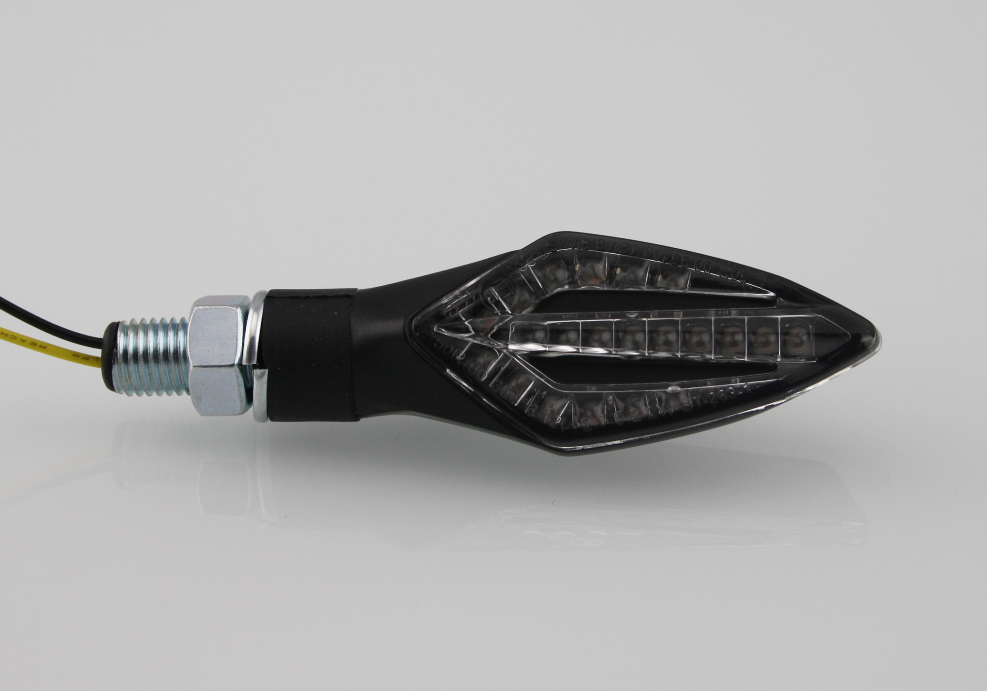 PROTECH indicator LED secvențial RC-100 plastic negru Figura 1