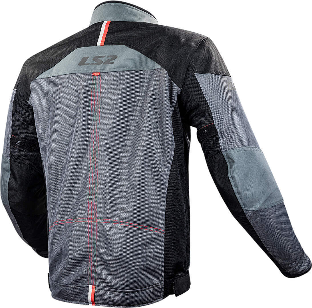 LS2 Alba Motorcycle Textile Jacket dark grey/black L Figure 2