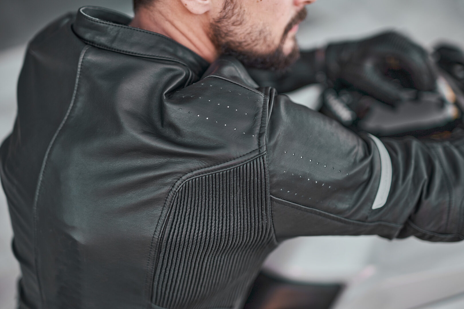SHIMA Hunter+ 2.0 Motorcycle Leather Jacket black XXL Figure 7