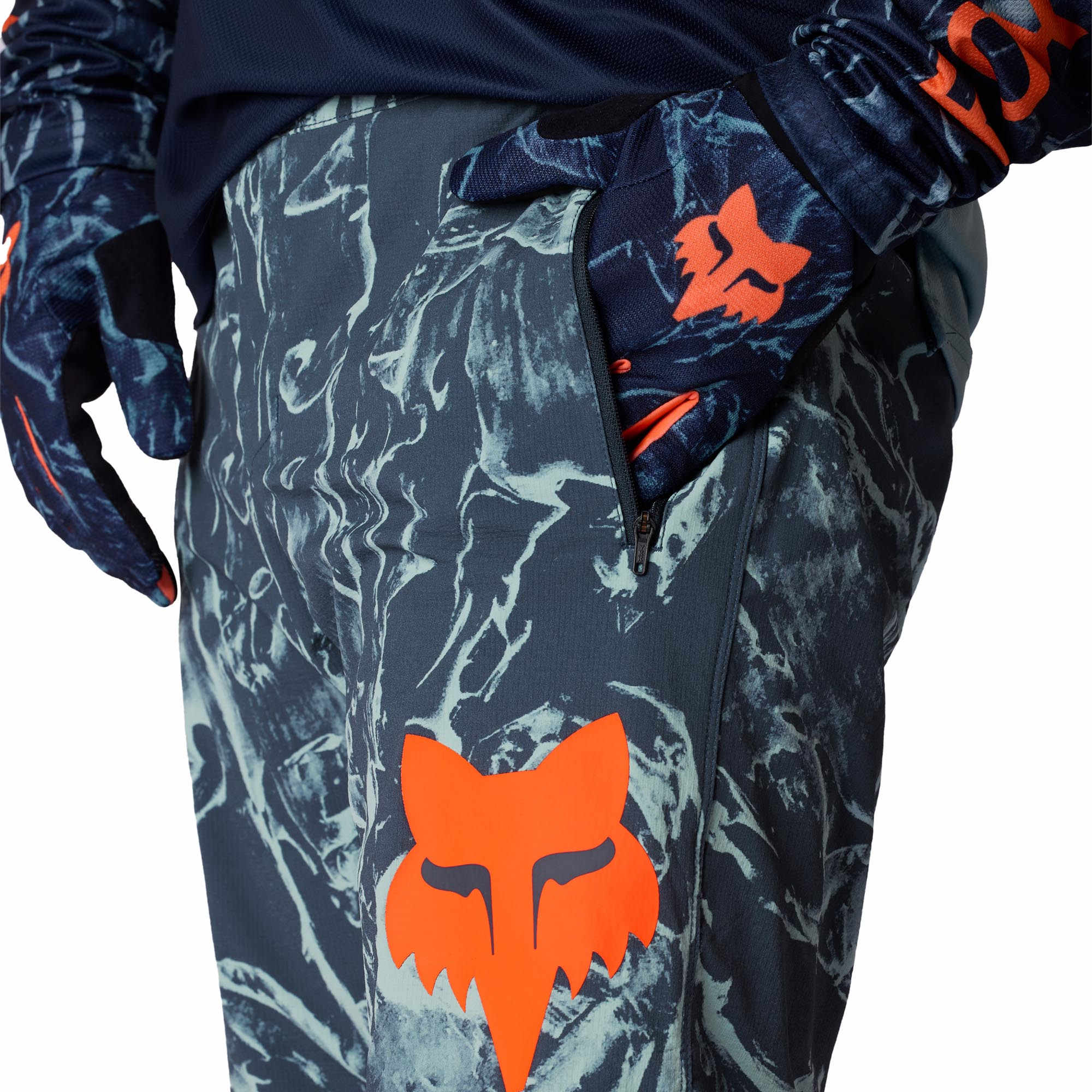FOX Ranger Image Print 自行车裤 蓝色 28 图6