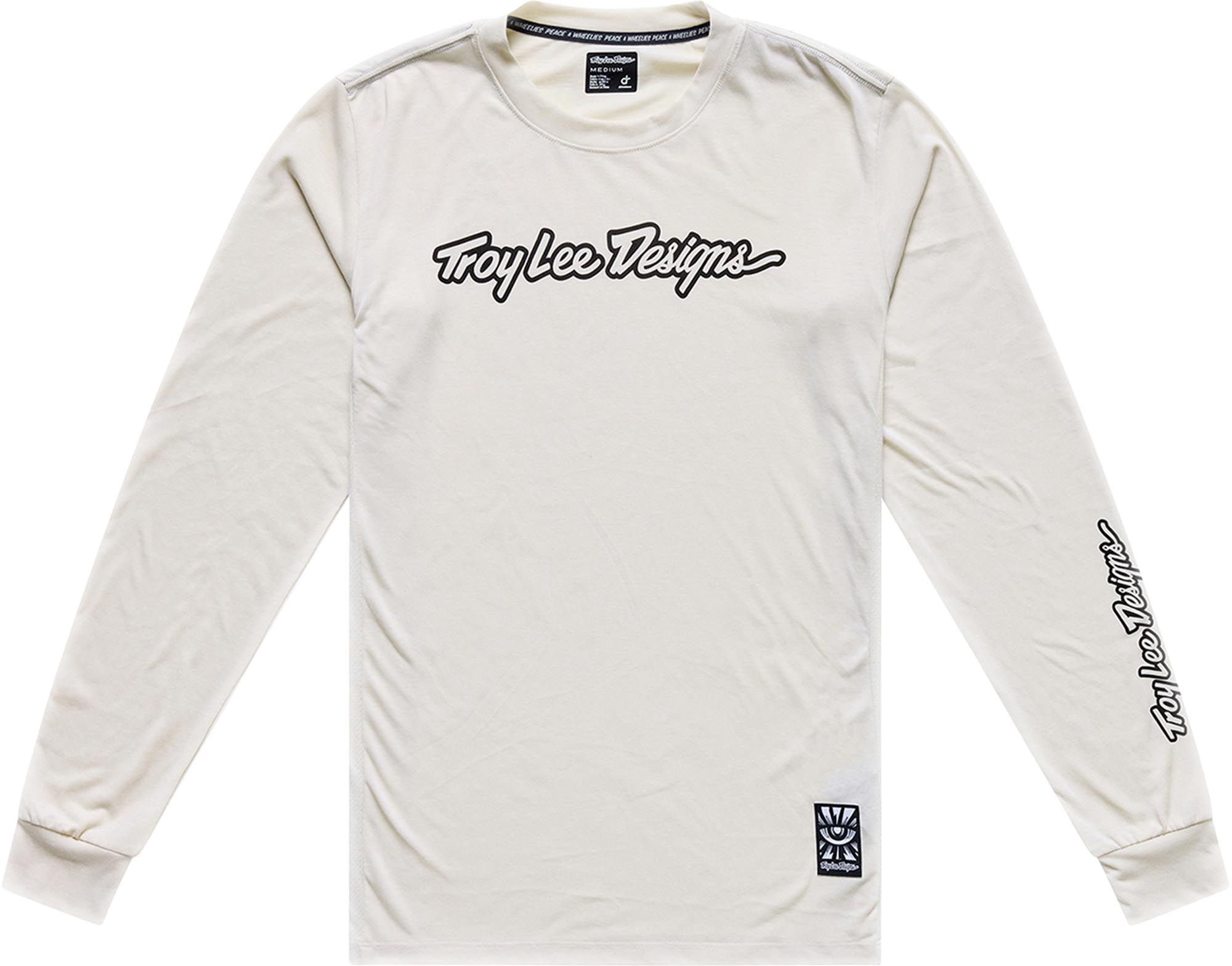 Troy Lee Designs Skyline Ride Signature Langærmet Beige/grå S Figur 1