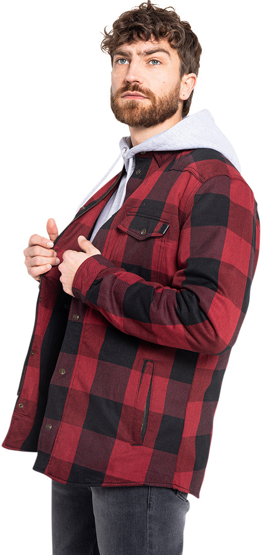 John Doe Motoshirt Overhemd Rood M Figuur 17