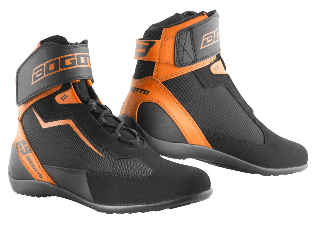 Bogotto Mix Disctrict Motorcykel sko sort/orange 46 Figur 1