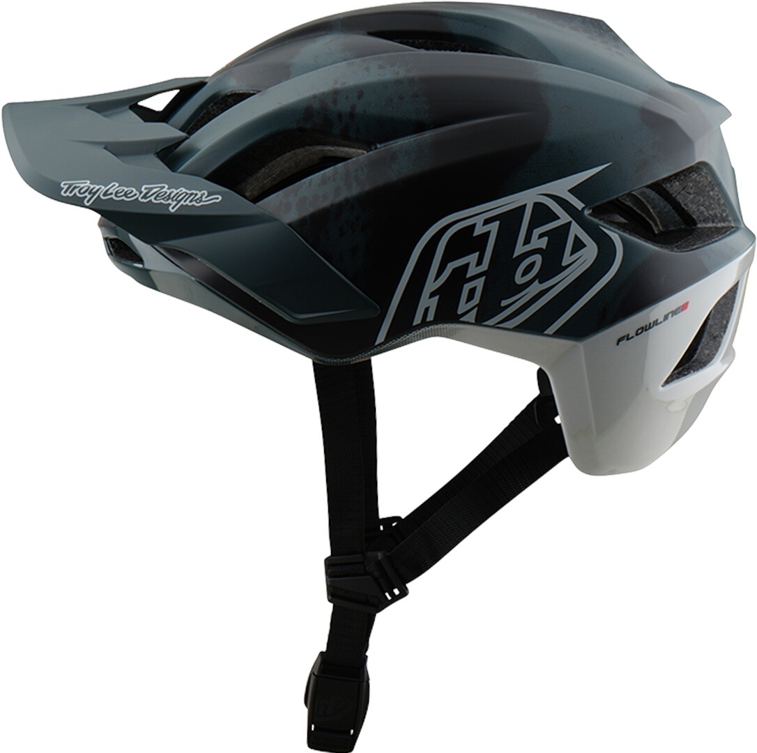 Troy Lee Designs Mips Flowline SE Badge Camo Cască de bicicletă Benzină mat/gri XS-S (53/56) Figura 1