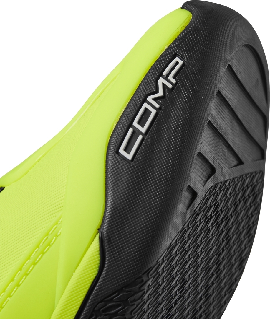 FOX Comp Motocross støvler sort/neon-gul 9 Figur 9