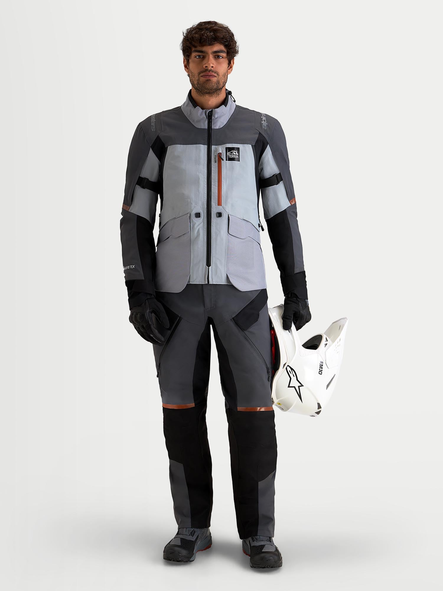 Alpinestars ST-7 V2 2L Gore-Tex Jachetă textilă impermeabilă pentru motociclete gri/negru XL Figura 9