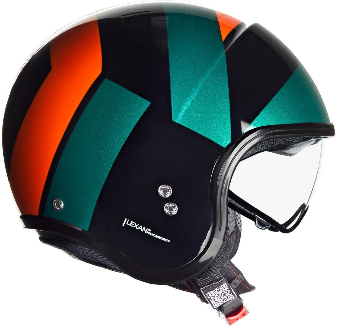 Nolan N21 06 Tangente Casque jet noir/vert/orange S (56) Figure 3