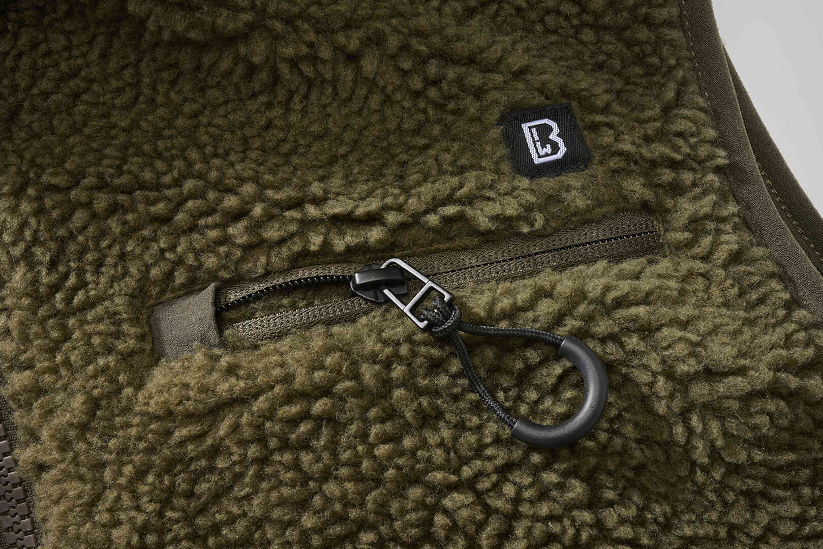 Brandit Teddyfleece Weste oliv 5XL Abbildung 2