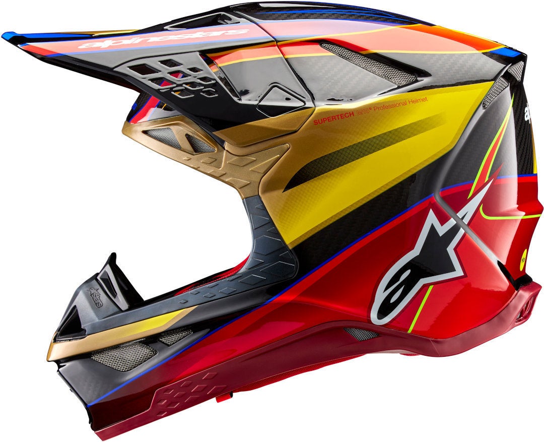 Side view of Alpinestars Supertech S-M10 Era 2024 Motocross Helmet