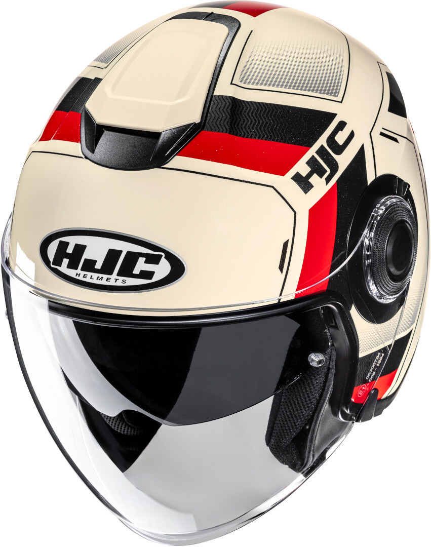 HJC i40N Velu Cască cu reacție bej/roșu/negru XS (54/55) Figura 3