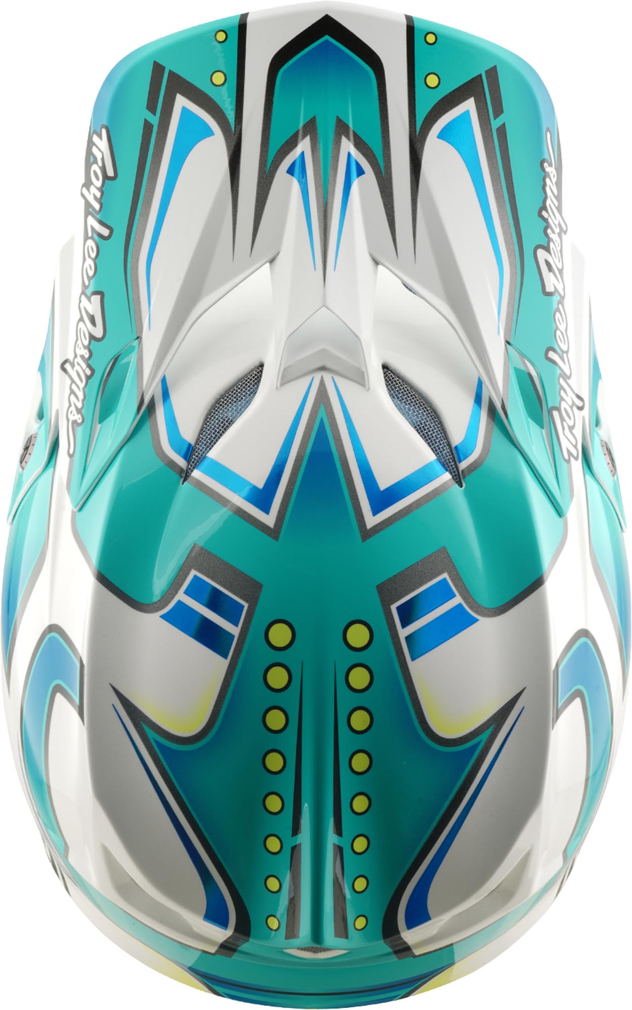 Side view of Troy Lee Designs SE5 Composite MIPS Crest Motocross Helmet