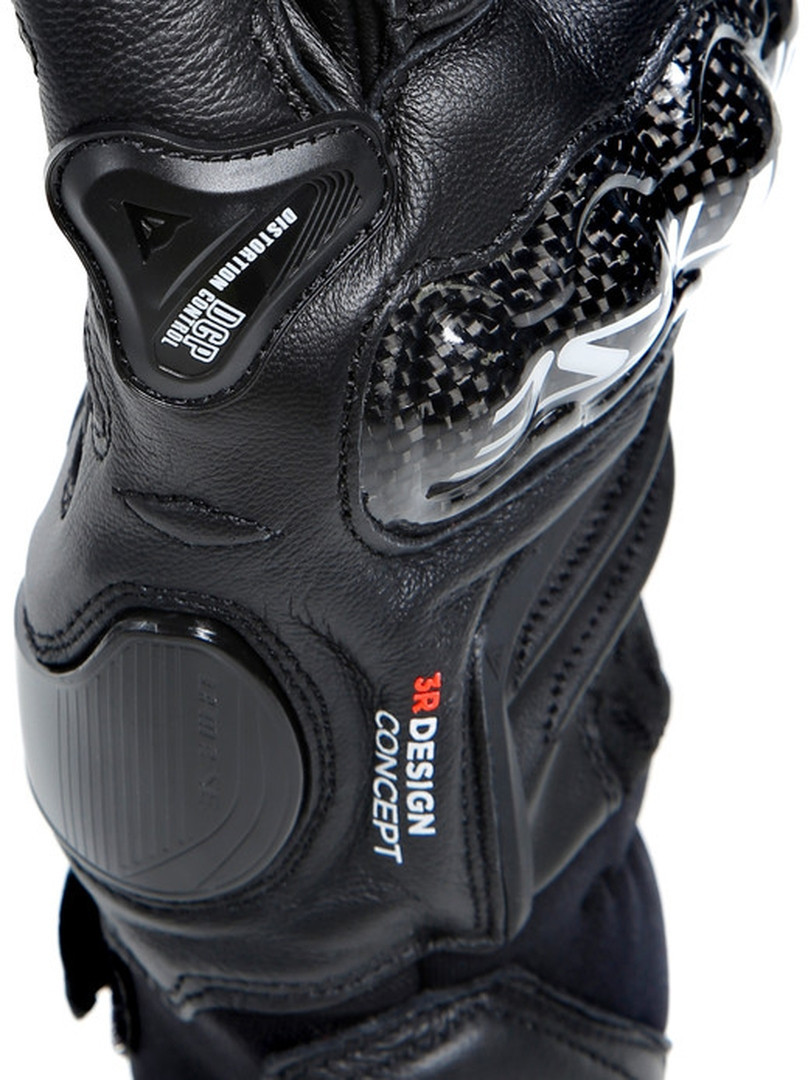 Dainese Carbon 4 Short Motorcykelhandsker Sort XL Figur 8