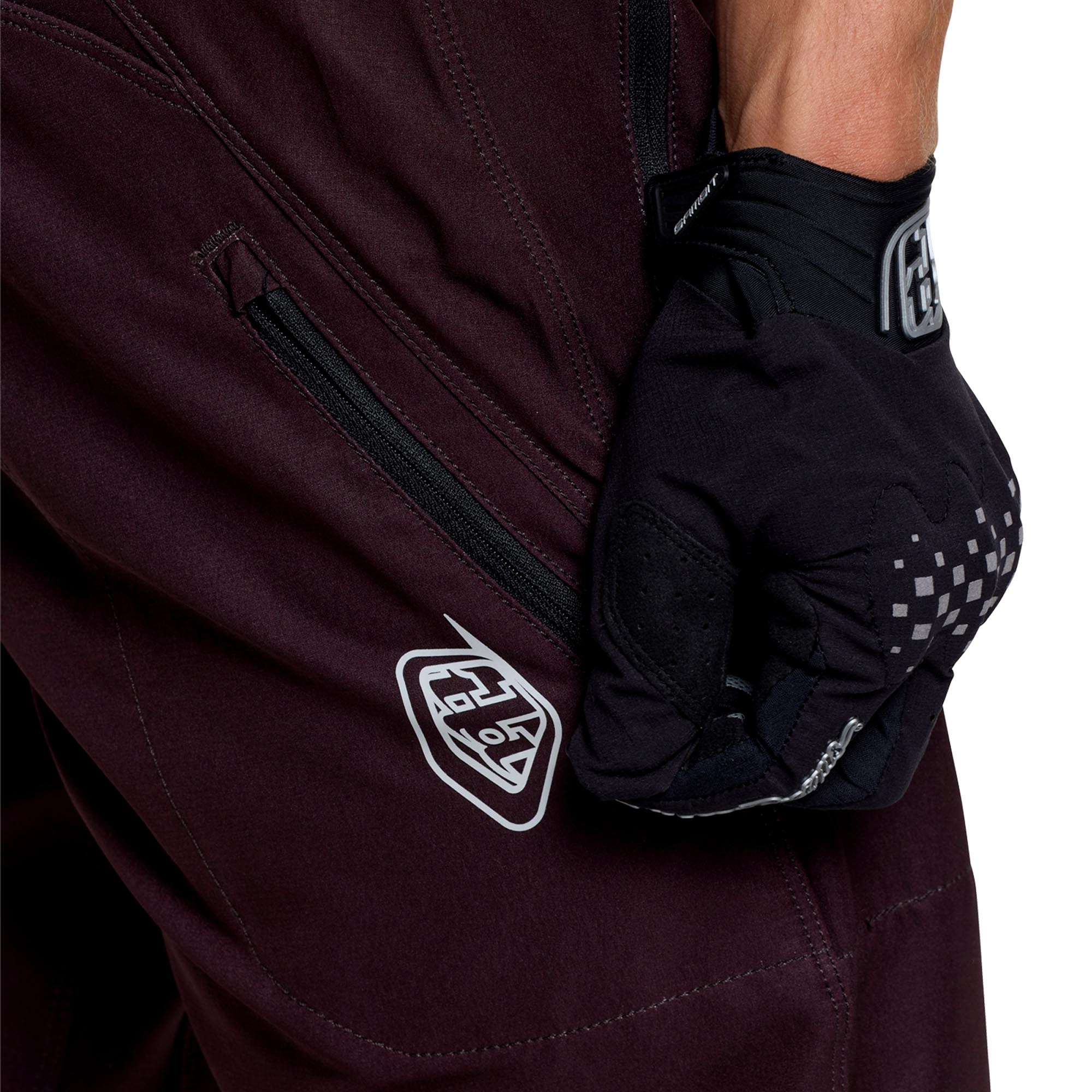 Troy Lee Designs Skyline Pro Mono Sykkelbukser Bordeaux 36 Figur 3
