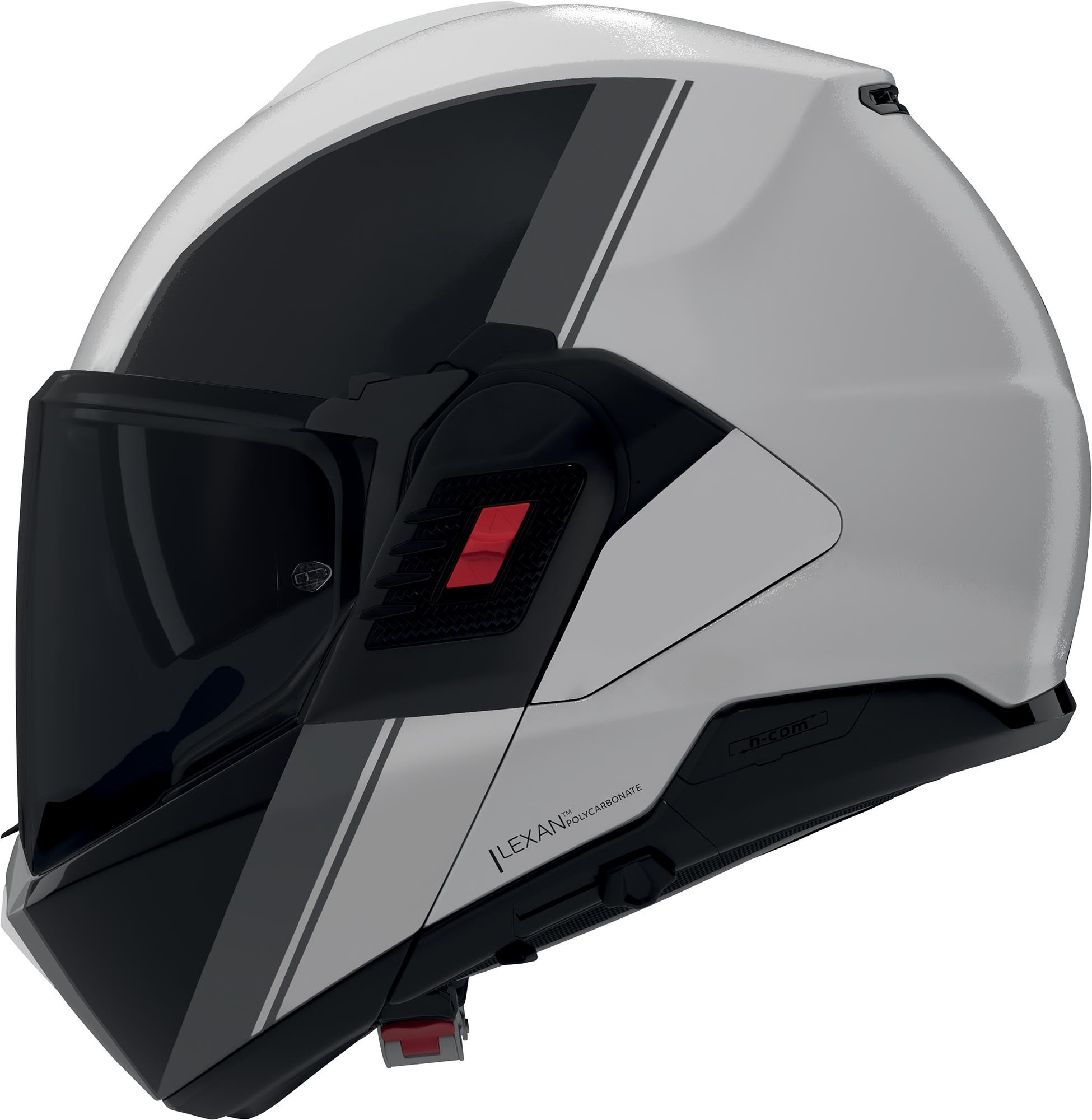 Nolan N120-1 Verniciatura Speciale N-Com Přilba černobílá/šedá XL (62) Obrázek 3