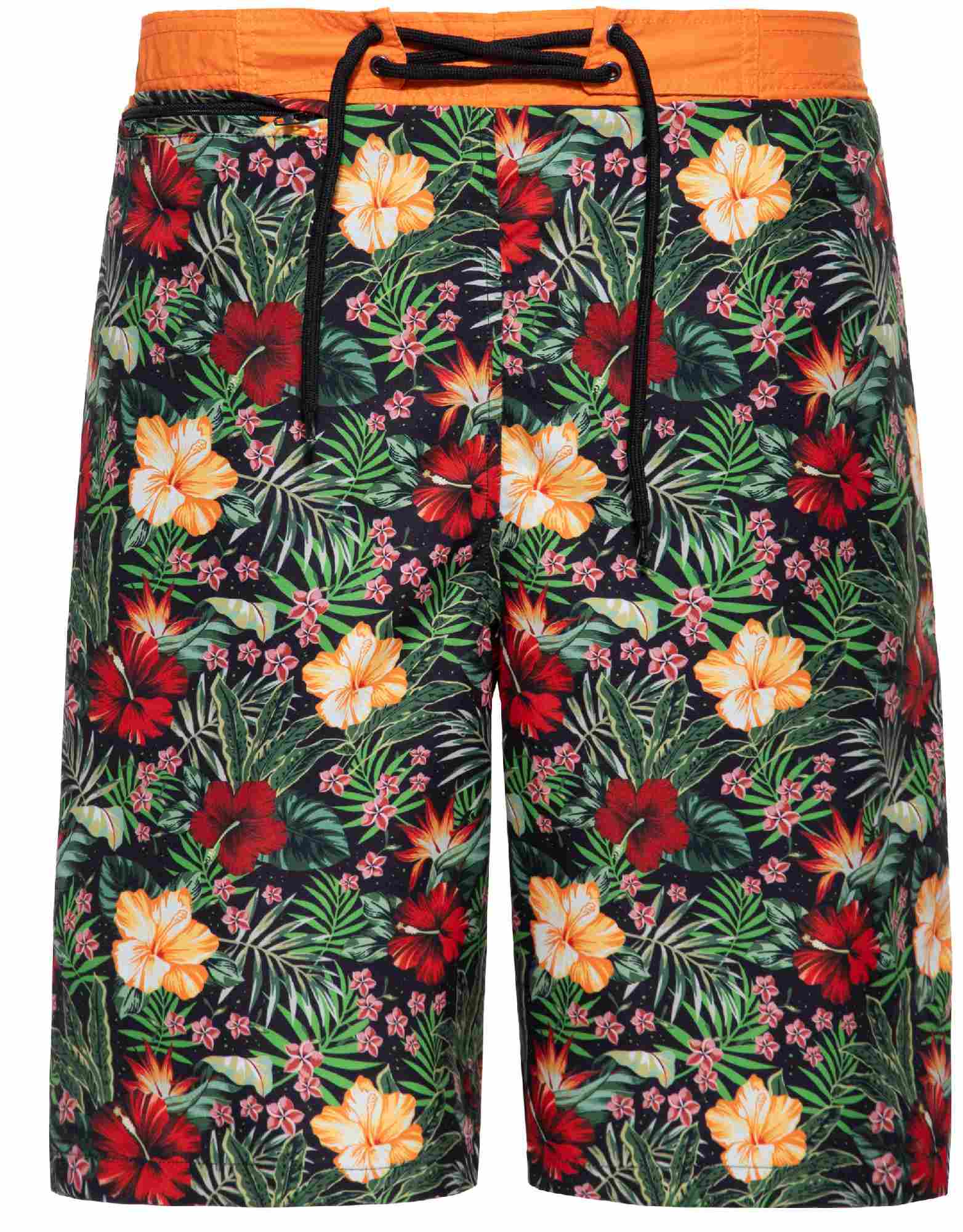 King Kerosin Hibiskus Calções de banho XL Figura 1