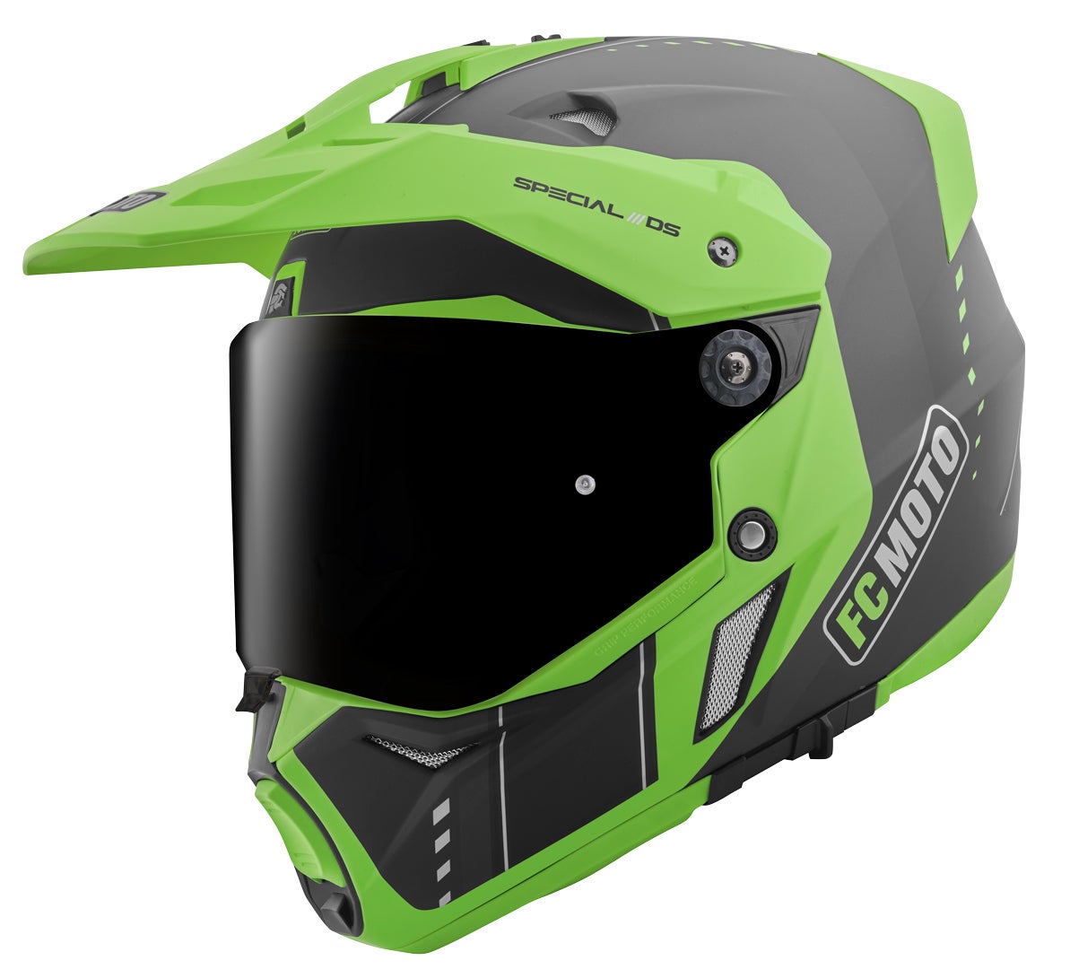 FC-Moto Merkur Pro Air Casco Enduro nero/verde 2XL Figura 2