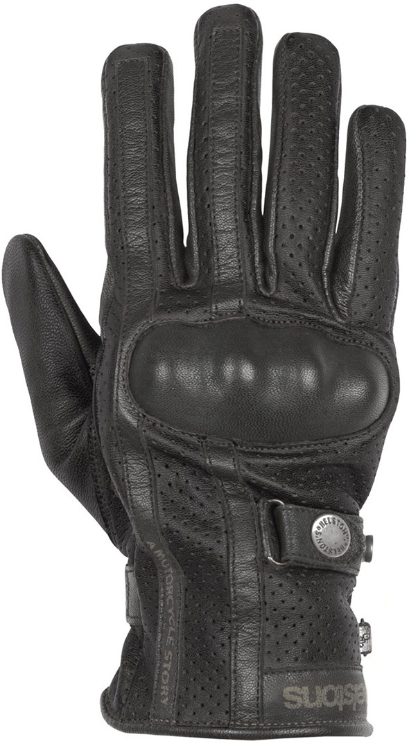Helstons Eagle Guanti perforati per moto nero 12 Figura 1