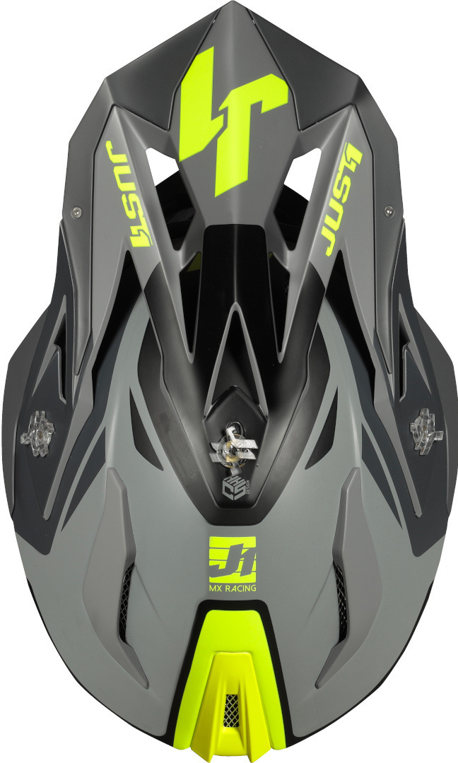 Just1 J18 Pulsar Cască de motocross Negru mat/neon XS (53/54) Figura 2