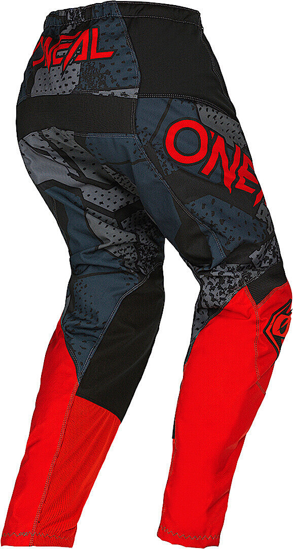 Oneal Element Camo V.22 Motocross bukser sort/rød 32 Figur 2