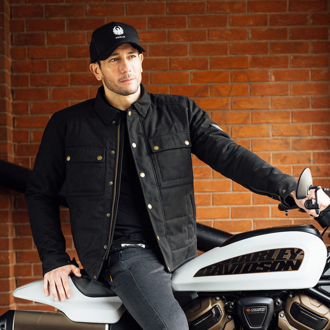 Side view of Merlin Codsall Baffle Riding Motorcycle Textile Jacket