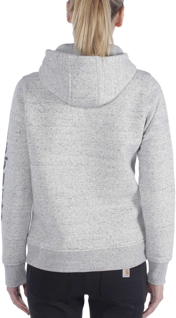 Carhartt Clarksburg Logo Hettegenser for damer grå M Figur 7