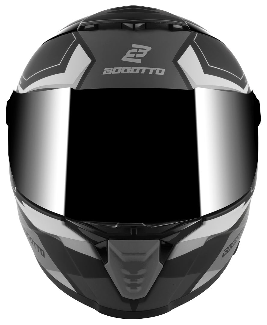 Bogotto FF118 Vilial Helm schwarz matt/grau S Abbildung 3