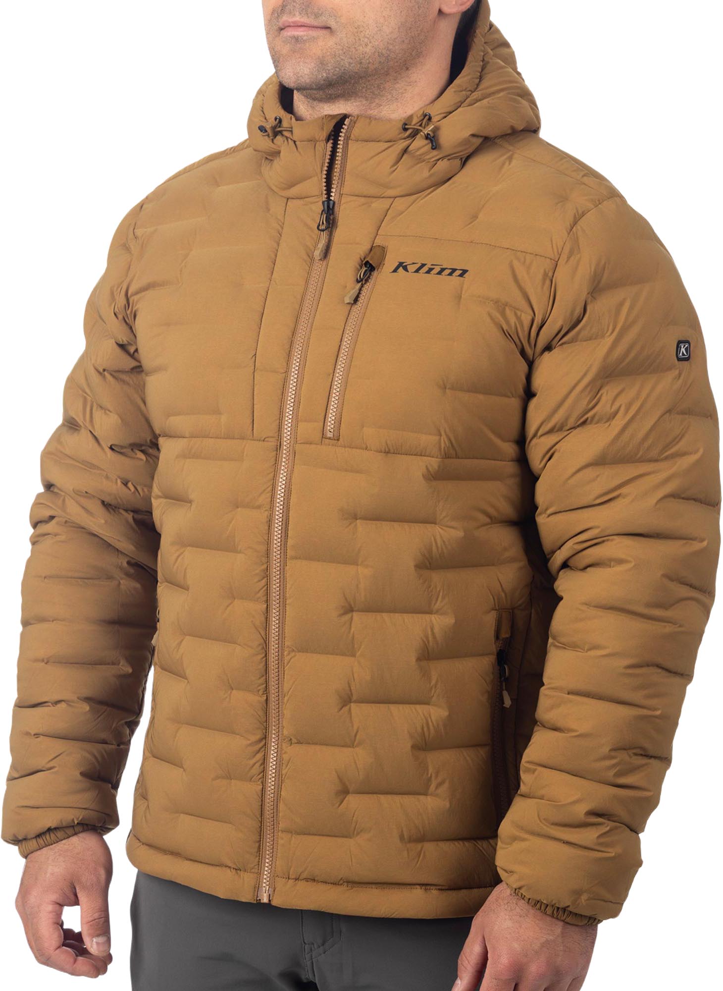 Klim Boulder Stretch Giacca con cappuccio piumino marrone 2XL Figura 1