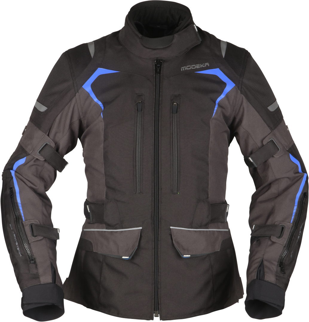 Modeka Elaya Ladies Motorcycle Textile Jacket black/dark grey 44 Figure 1