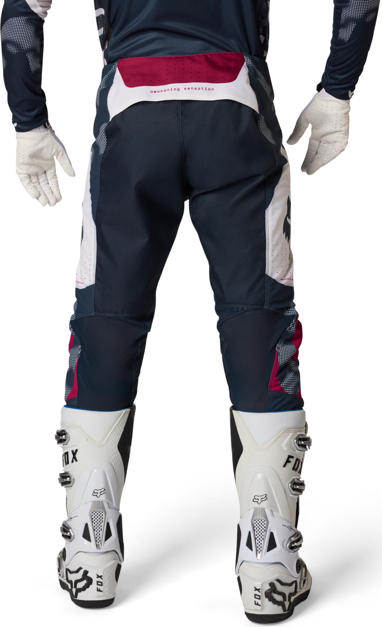 FOX Flexair Tactile Spodnie motocrossowe Niebieski/Róż 36 Rysunek 4