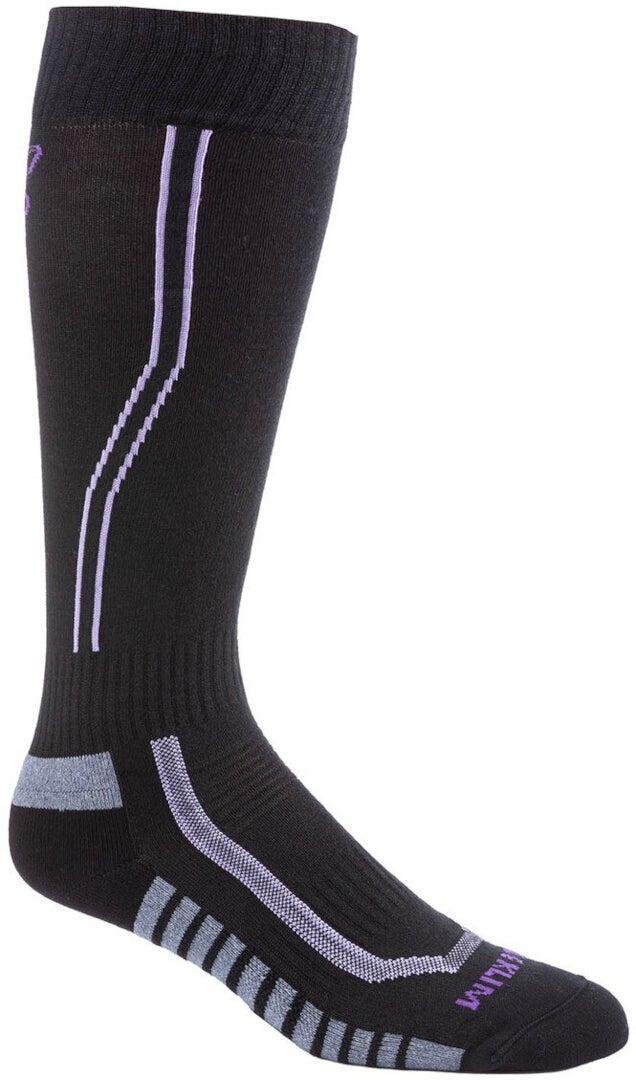 Klim Solstice 1.0 Meias femininas preto/roxo M Figura 1