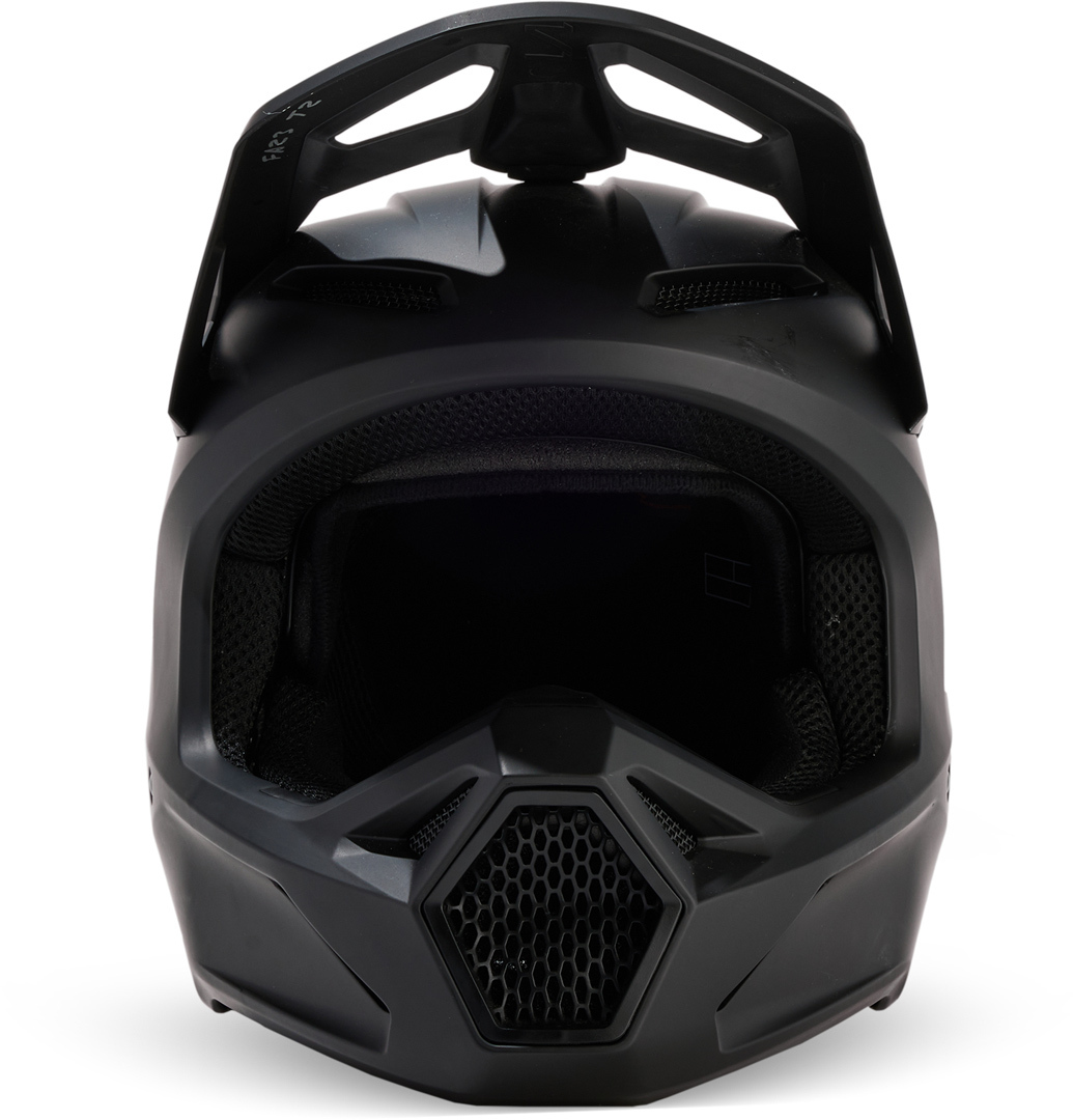 FOX V1 Solid Motorcross helm Black Matt M (57/58) Figuur 8