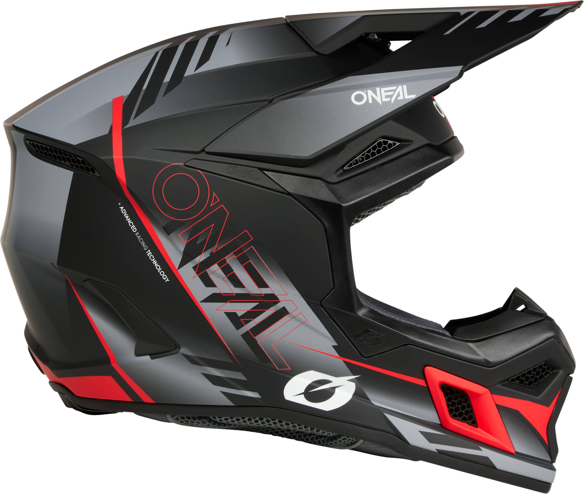 Side view of Oneal 3SRS HAZE Motocross Helmet