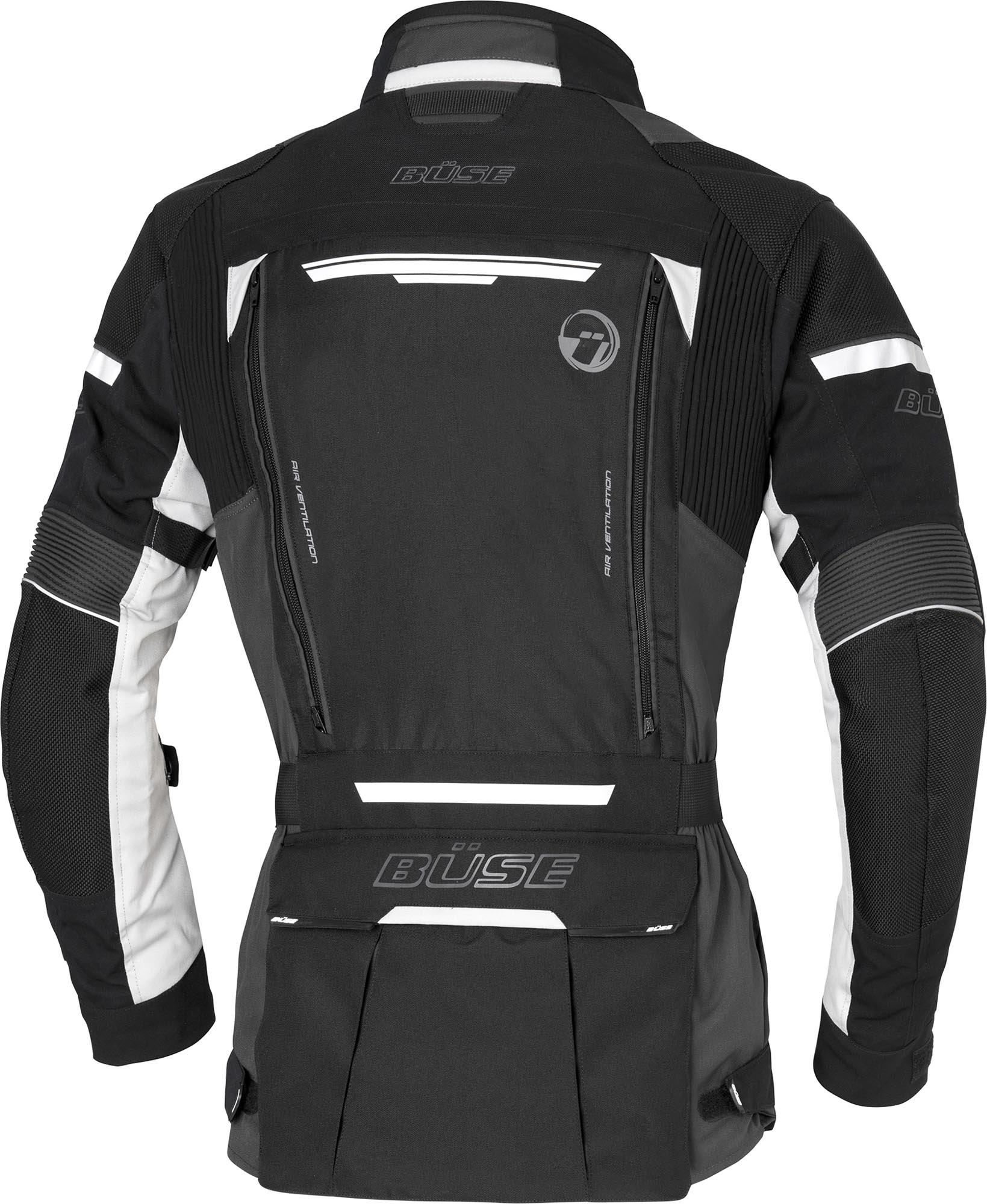 Büse Highland III waterproof Ladies Motorcycle Textile Jacket black/light grey 44 Figure 2