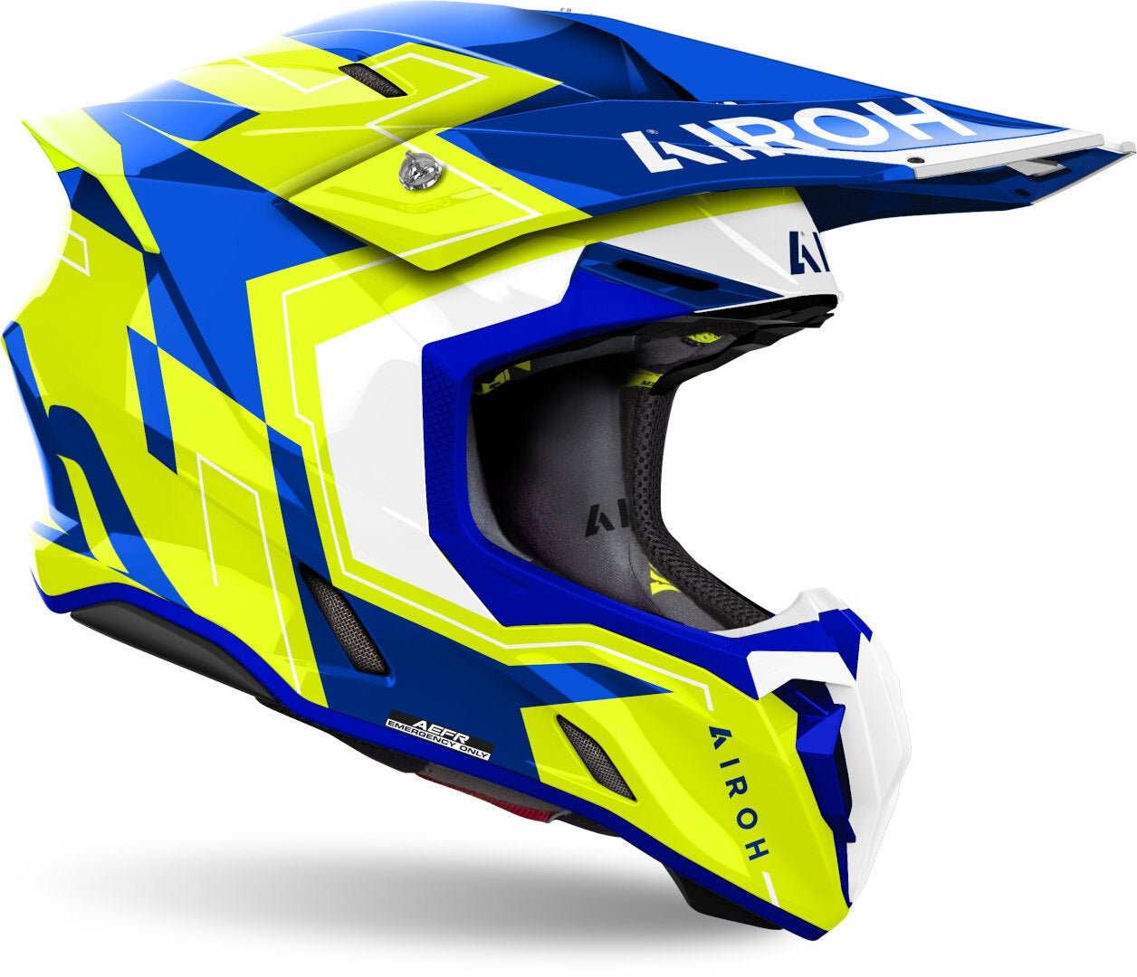 Airoh Twist 3 Dizzy Casco da motocross blu/giallo S (55/56) Figura 2