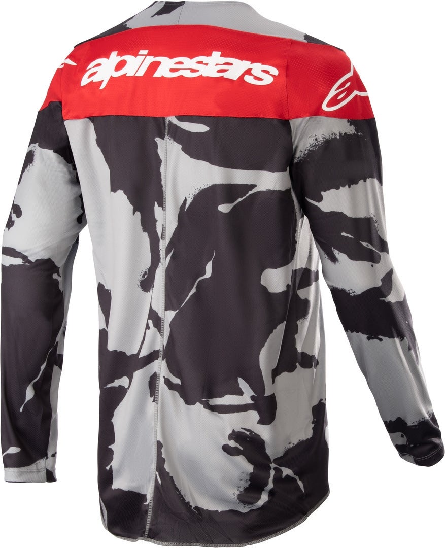 Alpinestars Racer Tactical 2023 Motocross Jersey grau/rot XL Abbildung 2