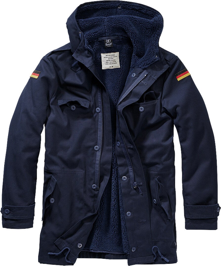Brandit BW Parka Flag Jacket dark blue 5XL Figure 1