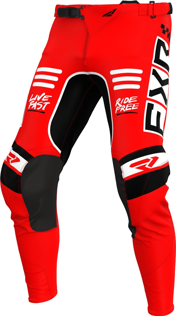 FXR Podium Gladiator 2024 Motocross bukser rød/sort 30 Figur 1