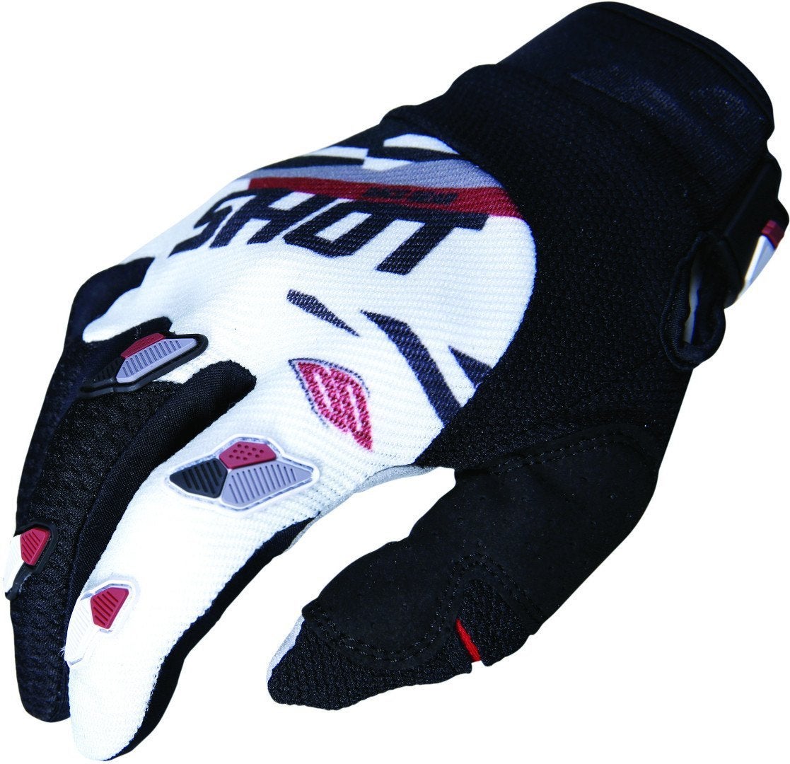 Shot Contact Score Motocross Handschuhe grau/rot 11 Abbildung 1