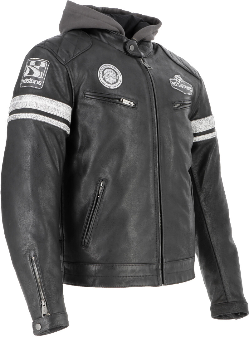 Helstons Riposte Motorcycle Leather Jacket black XL Figure 3