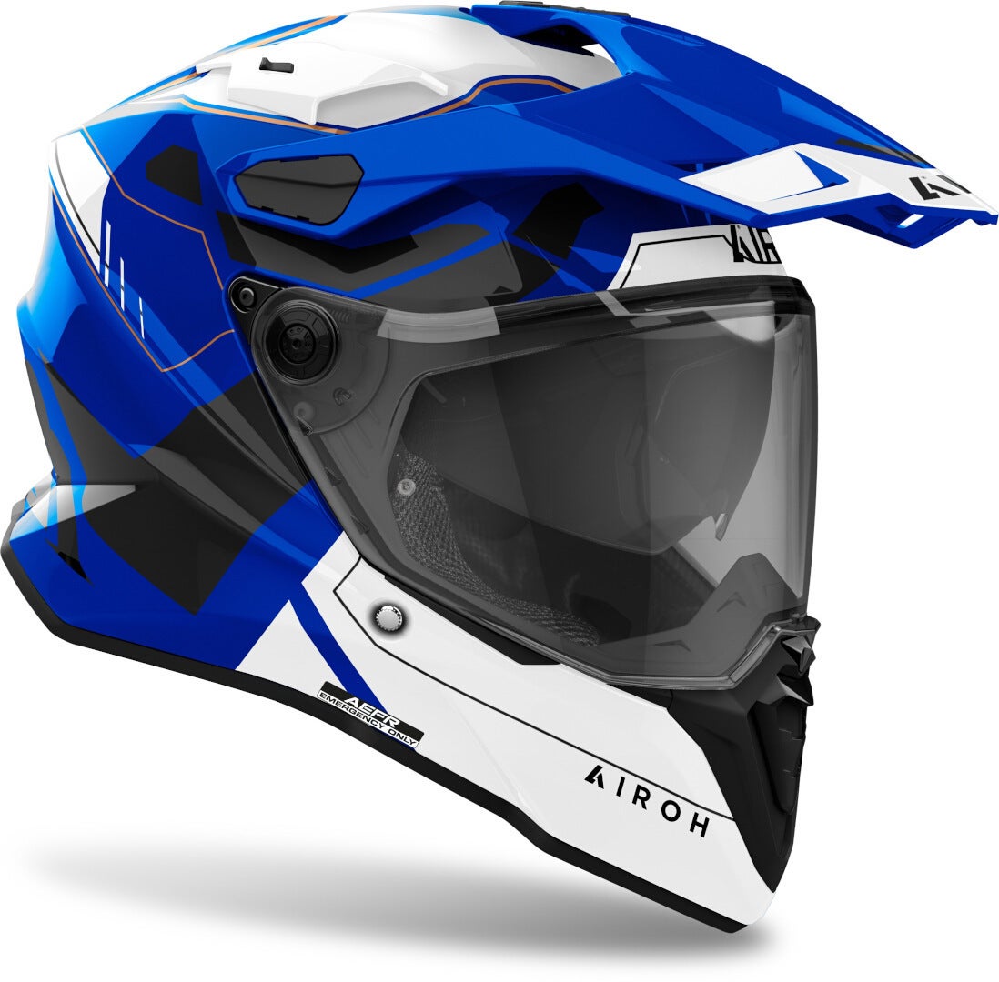 Airoh Commander 2 Reveal Casco da motocross bianco/blu XXL (63) Figura 2
