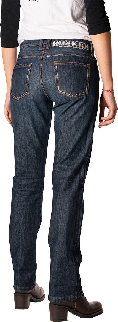 Rokker Revolution Stretch Ladies Motorcycle Jeans 25 L34 Figure 3