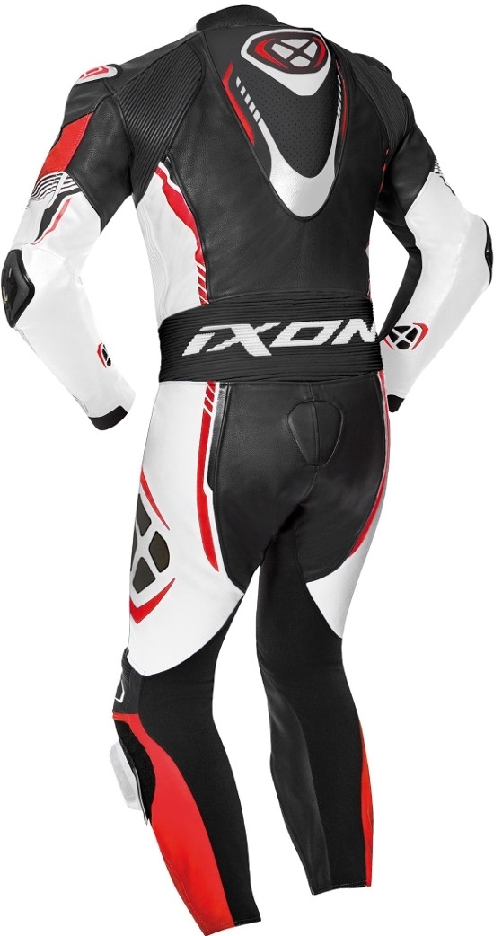 Ixon Vortex 2 One Piece Motorcycle Leather Suit black/white/red M Figure 2