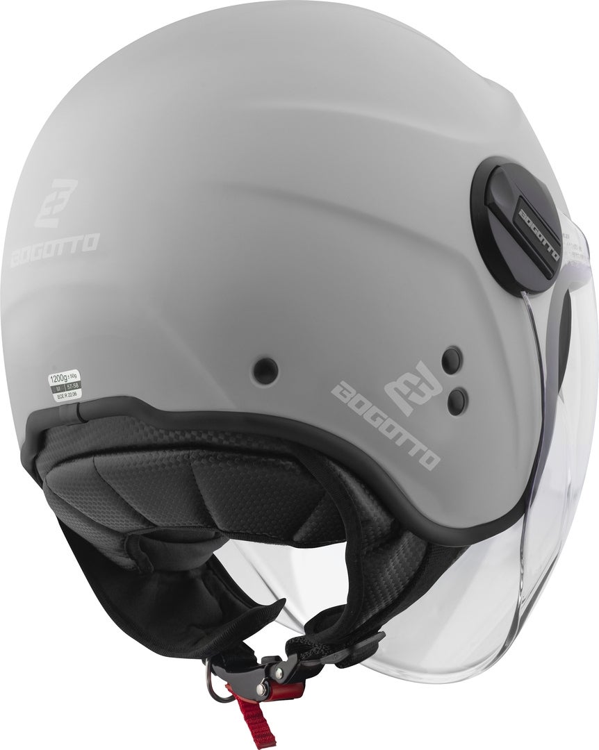 Side view of Bogotto H595-1 SPN Jet Helmet