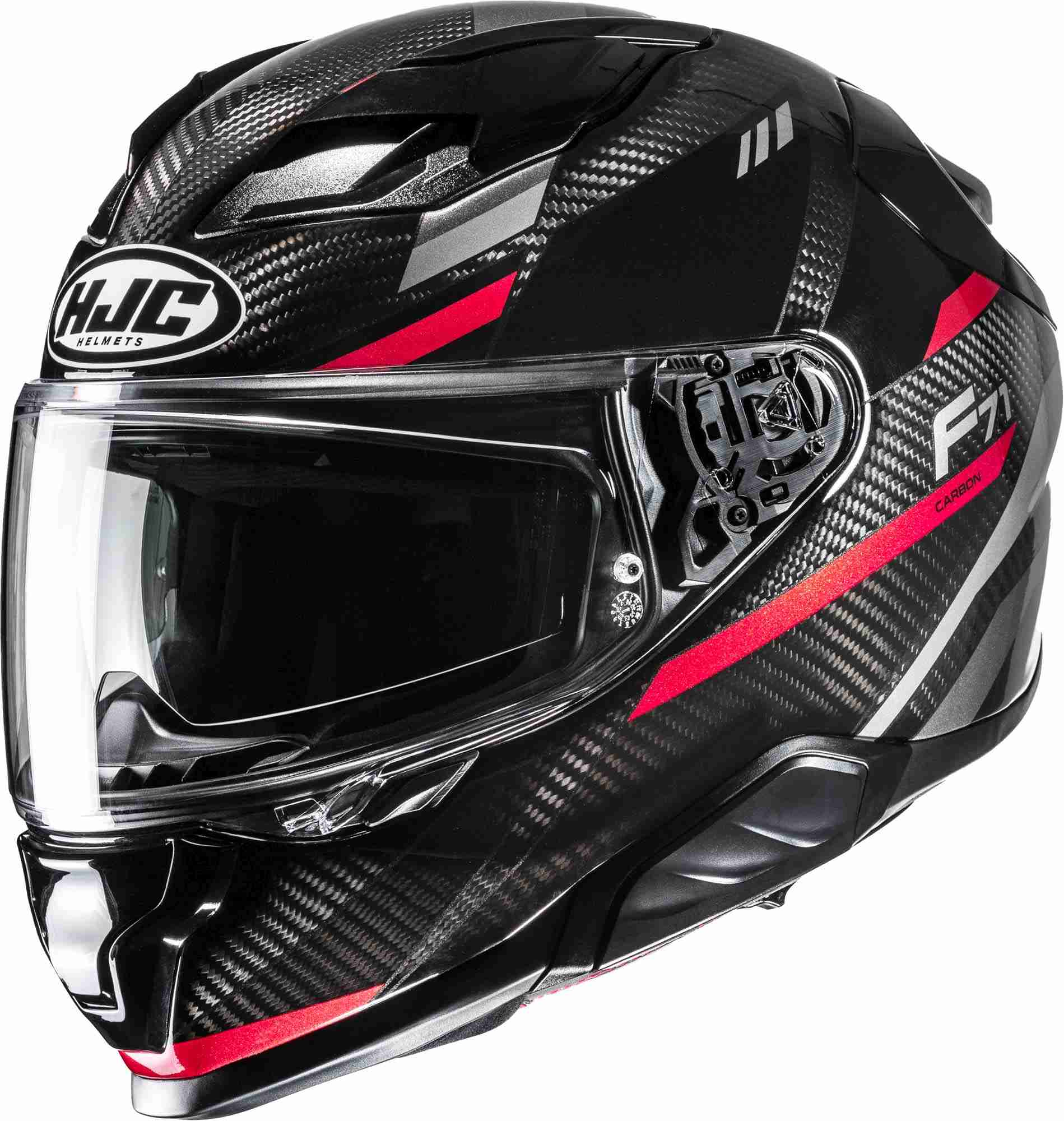 HJC F71 Carbon Esira Helm schwarz/rot XL (60/61) Abbildung 1