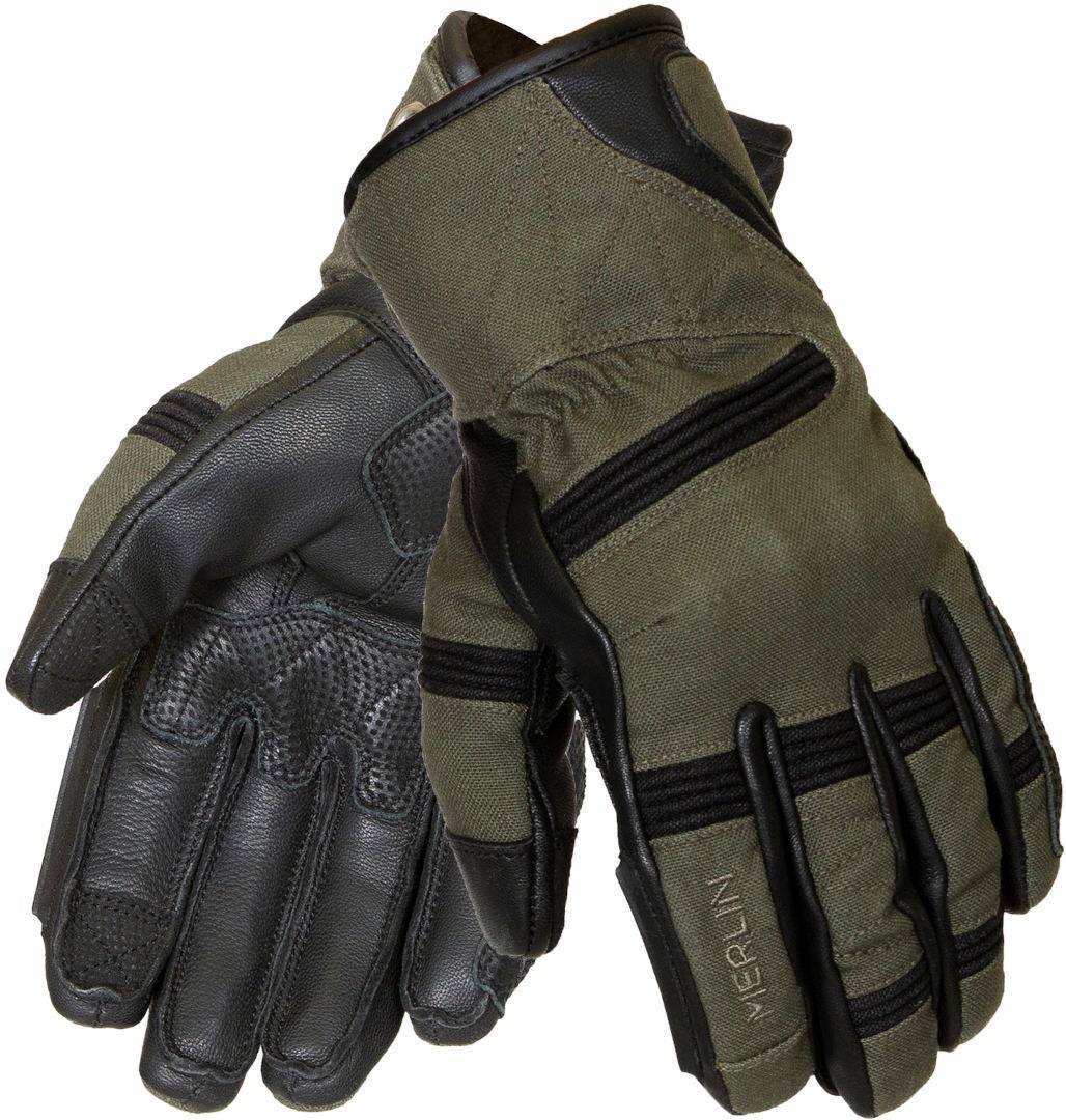 Merlin Mahala WP Explorer D3O Motorcykelhandsker Grøn L Figur 1