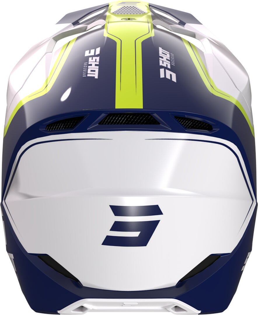 Shot Furious Reflex Casco Motocross bianco/giallo/blu S (55/56) Figura 2