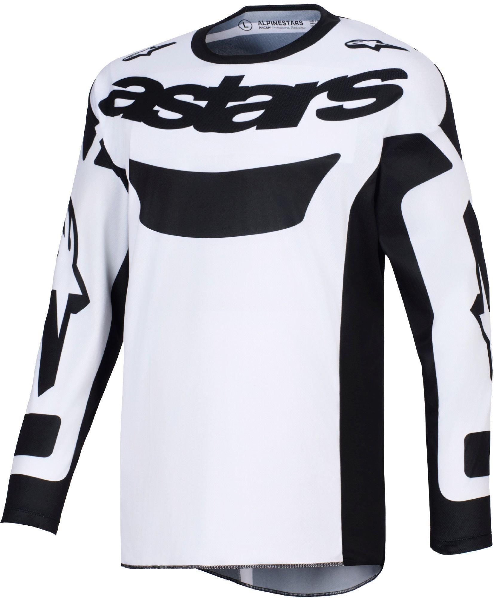 Alpinestars Men's Black/White Racer Riway Motocross Jersey