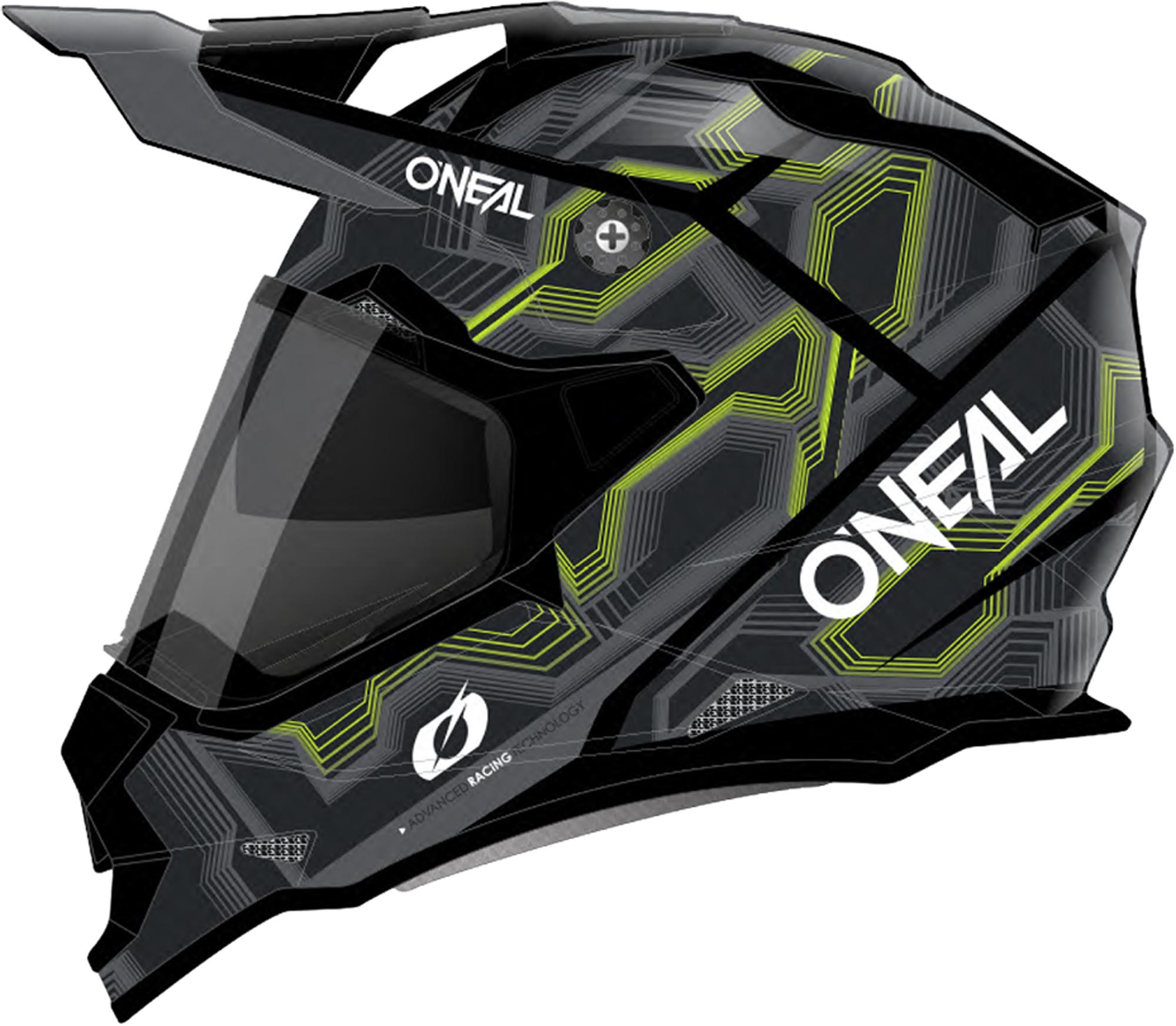 Oneal Sierra Matrix Enduro helma Černá/šedá L (59/60) Obrázek 1