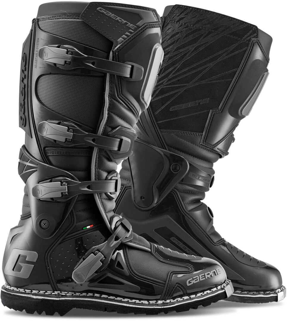 Gaerne Fastback Endurance Enduro Motocross Boots black/clear 41 Figure 1